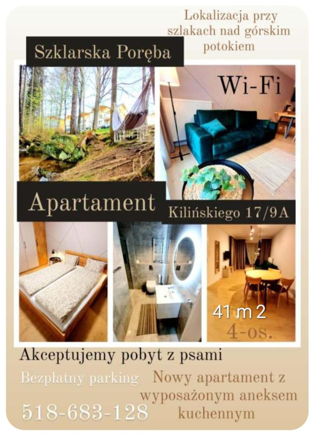 שצ'קלארסקה פוראובה Apartament Kilinskiego 17A/9 מראה חיצוני תמונה